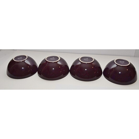 Ikea of Sweden 120 11 Purple Cereal Soup Bowls Set of 4 - Picture 5 of 7